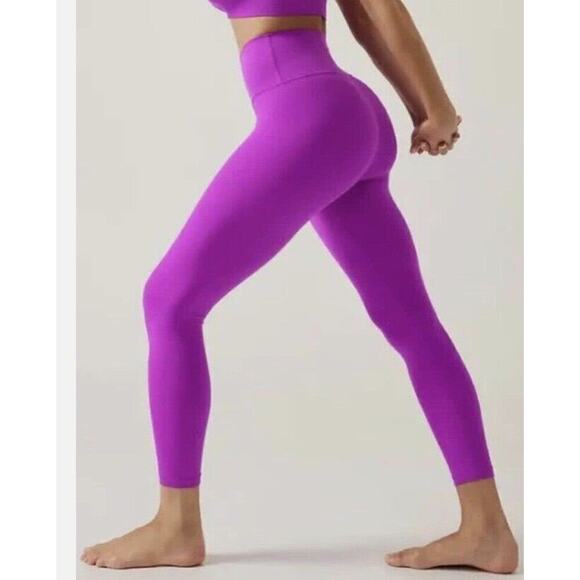 Women’s Athleta Transcend 7/8 Leggings High Rise Size Large NWT Jazzy Purple - Picture 3 of 8
